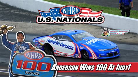 Greg Anderson Wins The Us Nationals Win 100 Nhra Pro Stock Racing