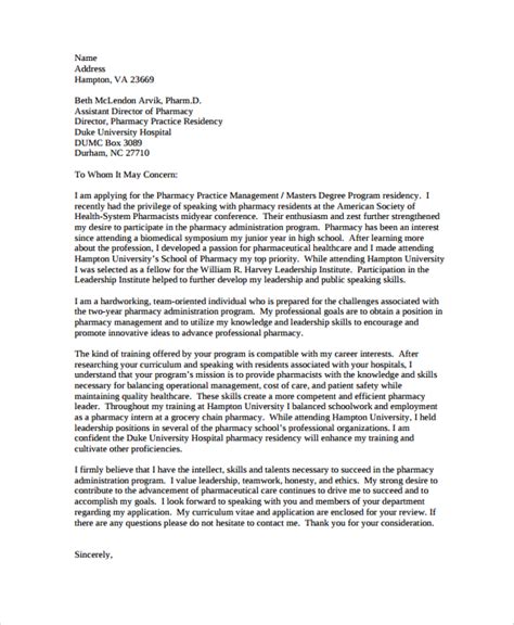 sample letter  intent  university   word pages