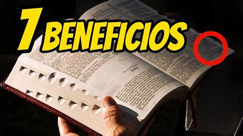 LA BIBLIA 7 BENEFICIOS DE LA BIBLIA YouTube