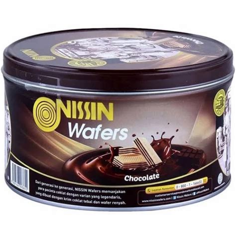 Jual Nissin Wafer Coklat Mini Tin Gram Nissin Wafer Choco Kaleng