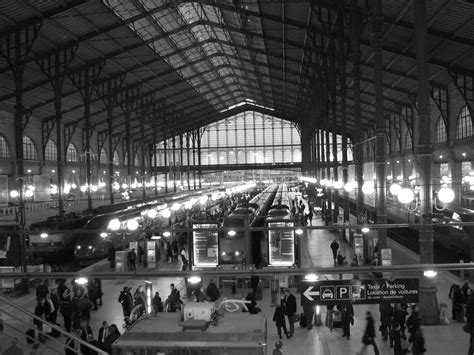 gare du nord train station in paris train stations moving movement ...