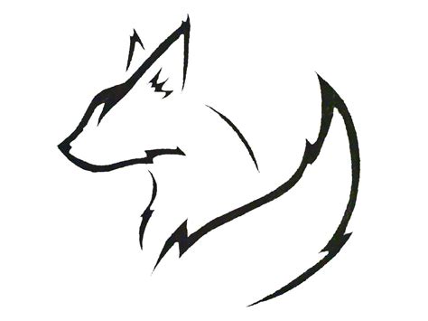 Fox Tail Drawing