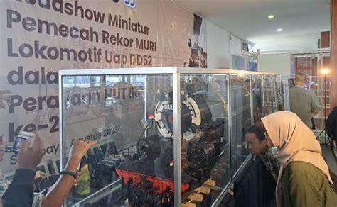 Miniatur Lokomotif Uap Terbesar Di Indonesia Peraih Tiga Rekor Muri