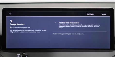 This Is How You Set Up An Account On Honda Cars With Google Built In