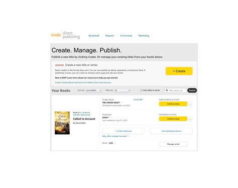 Kdp Publishing Bookshelf