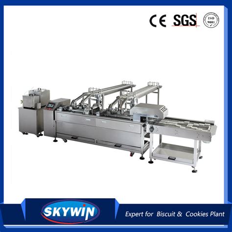 Biscuit Sandwiching Machine Maker Fully Automatic Ice Cream Sandwich