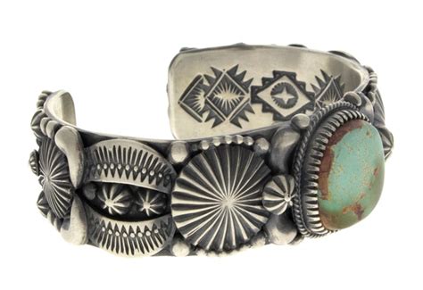 Navajo Natural Royston Turquoise Bracelet Stb Native American