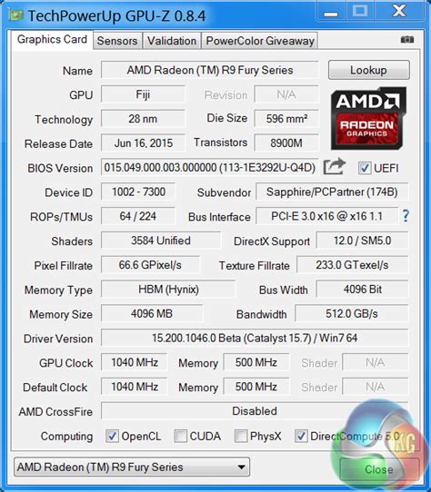 Sapphire Tri X Radeon R9 Fury 4GB KitGuru