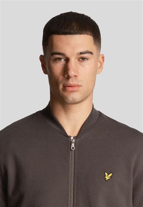 Lyle And Scott Loopback Jersey Gunmetal Jacket Impericon En