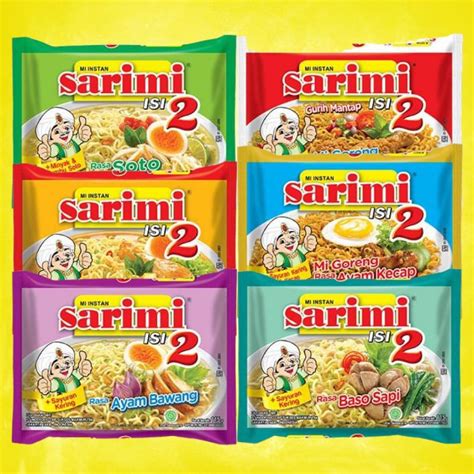 Sarimi Duo Kuah Rebus All Varian Sarimi Isi 2 125grmie Instant