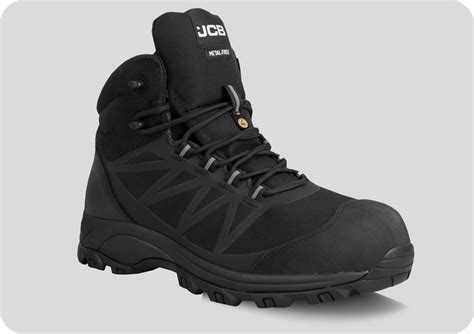 Jcb Supreme Hi Top Black Jcb Workwear Jcb Safety Footwear