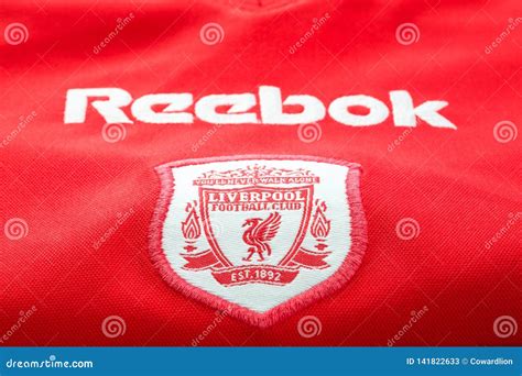 Close-up of Liverpool FC Football Home Jersey Circa 2000 - 2002 ...