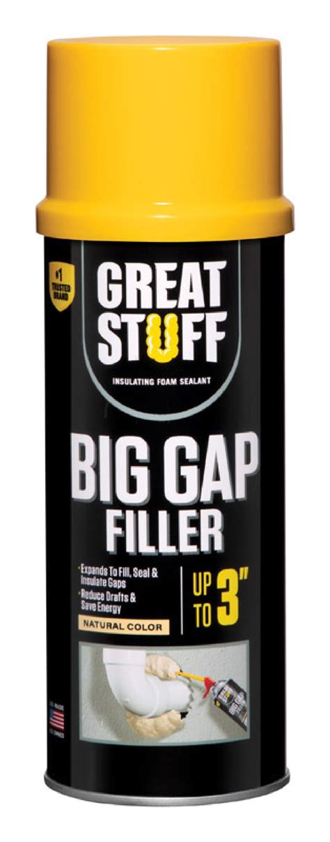 Great Stuff 99108860 Big Gap Filler Ivory Foam Insulating Sealant 12 Oz Each