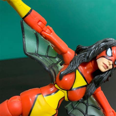 Marvel Legends Spider Woman Action Figure Toybiz Modok Series