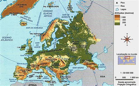 Europa Relevo E Clima