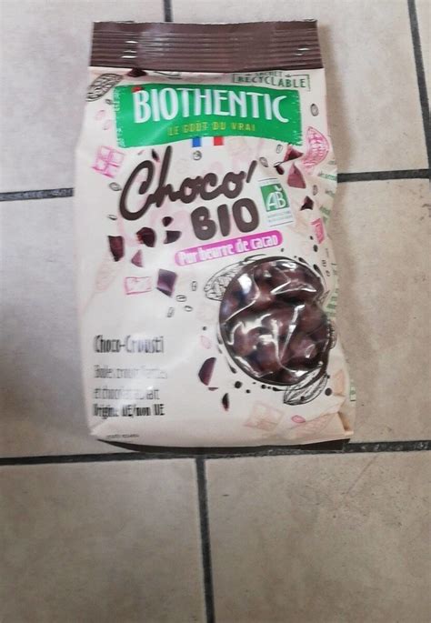 Choco Bio Biothentic 150 G