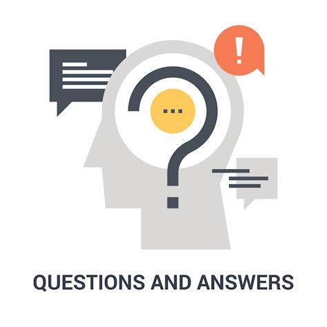 Premium Vector | Questions and answers icon concept