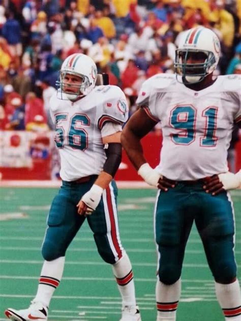 John Offerdahl And Jeff Cross Nfl Miami Dolphins Miami Dolphins