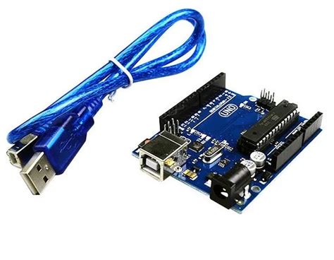 Arduino Uno R3 Dip Chíp Cắm Tặng Kèm Cáp Lazada Vn