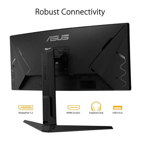 Asus TUF Gaming VG30VQL1A 200Hz 1ms WFHD 29 5 Curved Gaming Monitor