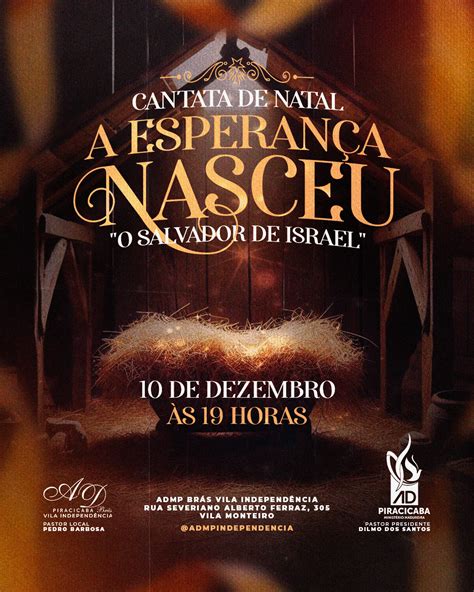 Cantata De Natal A Esperan A Nasceu On Behance