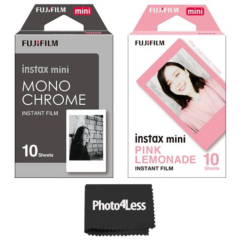 Fujifilm Instax Mini Pink Lemonade Instant Film Sheets Fujifilm