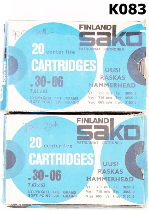 083A-K083-30-06 Sako 220gr. SP X 40 (2X20) – Classic Arms