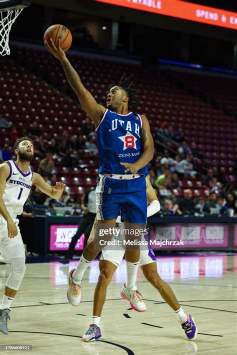 Brice Sensabaugh Of The Salt Lake City Stars Goes Up For The Layup