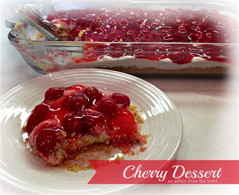 Graham Cracker Crust Creamy Center And Topped With Cherry Pie Filling No Bake Cherry