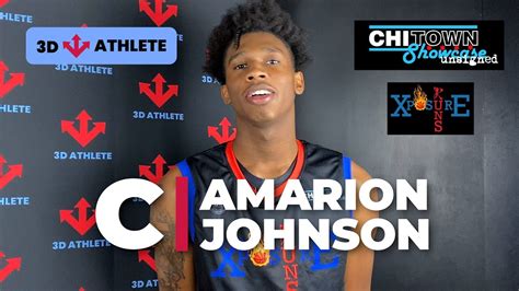 Amarion Johnson 3D Athlete Unsigned Combine 2023 YouTube