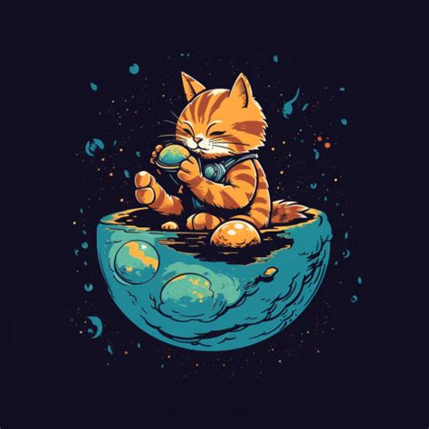 Space kitty v2 by Builderrhys on DeviantArt