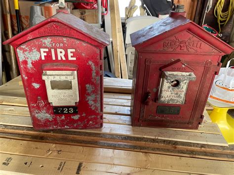 Vintage Gamewell Fire Alarm Box Restored To Original The