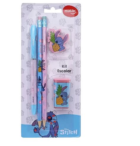 KIT ESCOLAR STITCH UNIDADE CANETAS ATACADO