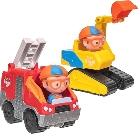 Blippi Mini Vehicle Pack Includes Blippi Excavator And Fire, 47% OFF