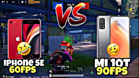 😱 Omg Iphone Se 2020 Vs Xiaomi Mi 10t 😍 Pubg Test Tdm 🥵 Ios 60fps Vs