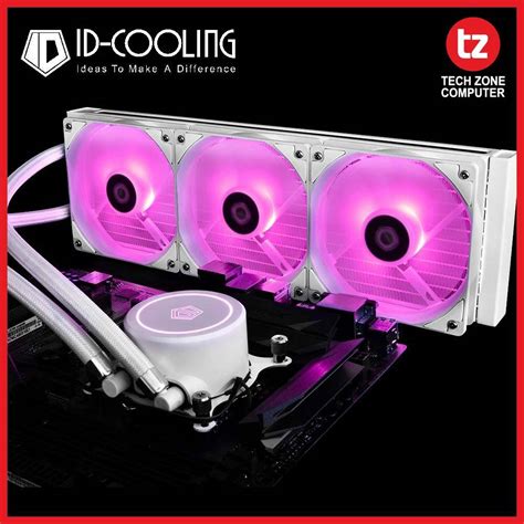 Id Cooling Auraflow X 360 Rgb Snow Led Lighting Water Cooling