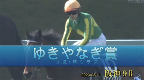 20230311【パドック返し馬つき】阪神9r ゆきやなぎ賞（3歳1勝クラス） サトノグランツ サトノダイヤモンド ＃レースは11分ころ