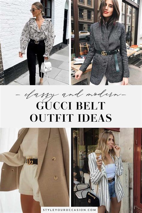 Chic Modern Gucci Belt Outfits You Ll Want To Copy