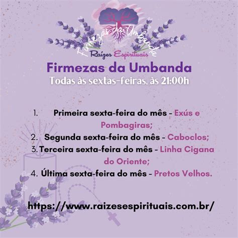 Firmezas da Umbanda do site Raízes Espirituais