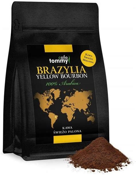 Kawa Tommy Cafe Mielona Brazylia Yellow Bourbon Arabica G Ceny I