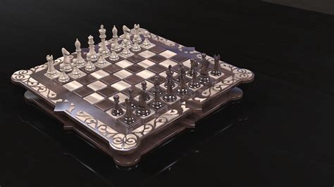 The immortal game (3D chess set) on Behance