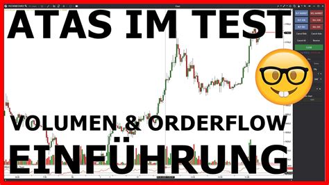 ATAS im TEST Order Flow Volumen Trading Software Einführung