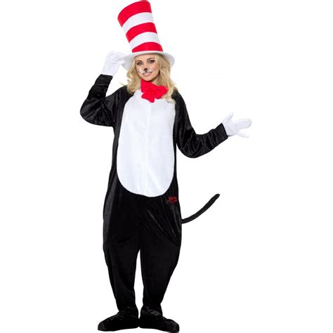 Dr Seuss Cat In The Hat Adult Costume Men Costumes From A2z Fancy