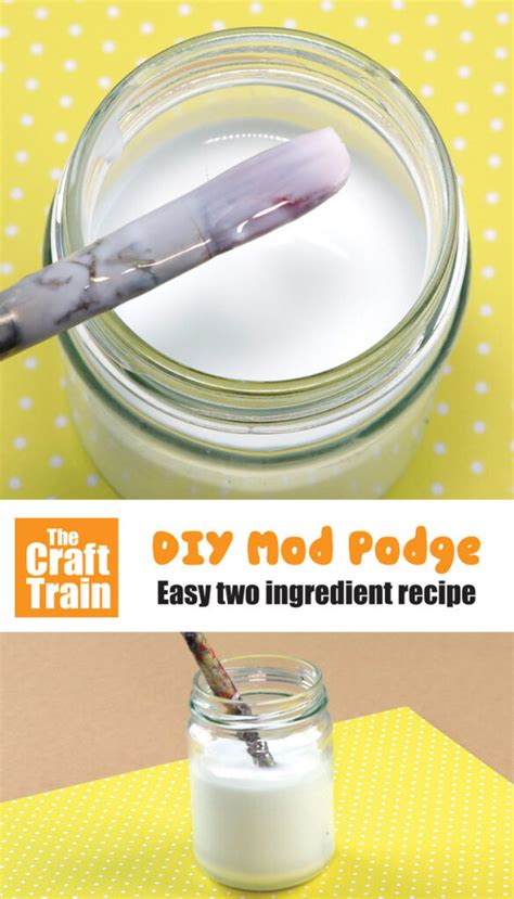 Diy Mod Podge Recipe The Craft Train