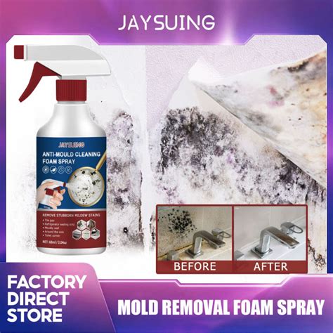 Jaysuing Household Mold Remover Spray Mildew Cleaning Agent Furniture Tile Removal Floor Wall