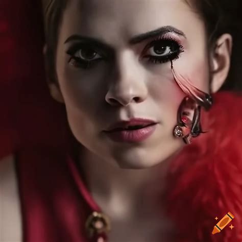 Hayley Atwell As Harley Quinn Cosplay On Craiyon