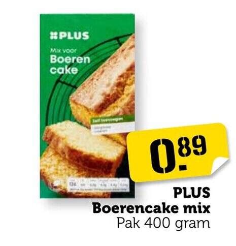 PLUS Boerencake Mix Pak 400 Gram Aanbieding Bij Coop