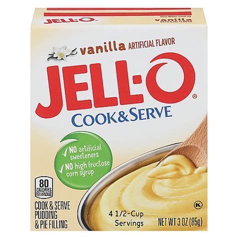 Jell O Cook And Serve Pudding And Pie Filling Vanilla Jello And Pudding Mix Foodtown