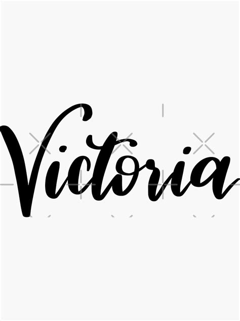 Victoria Sticker For Sale By Ellietography Redbubble