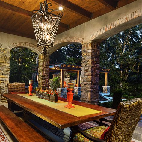 Marietta Outdoor Kitchen & Pergola - Rustic - Exterior - Atlanta - by Boyce Design and ...